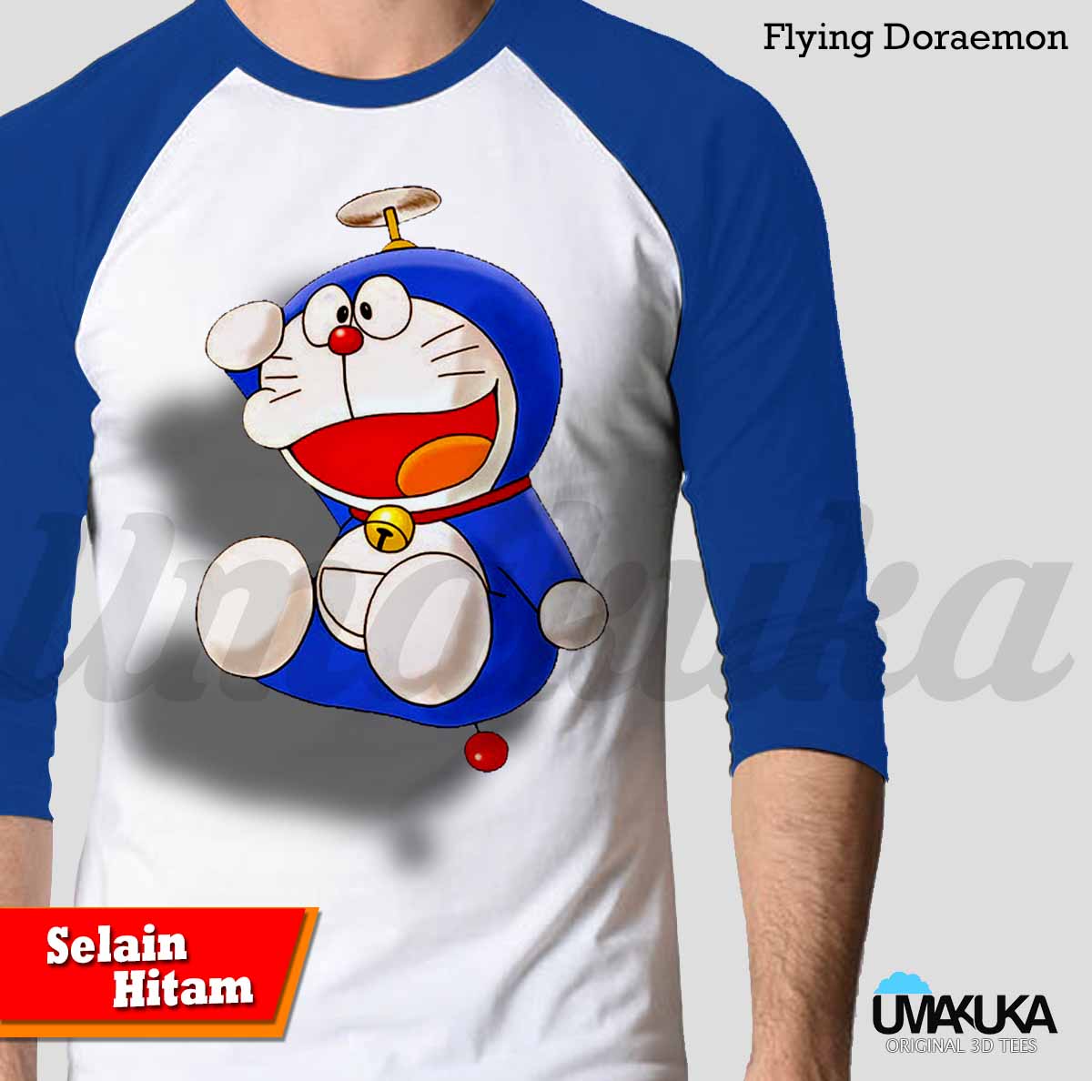 Kaos Doraemon 3 DIMENSI FARID FULL PRINT 3d